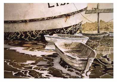 Fine art note card, The Drifter